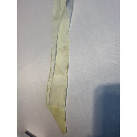 FEMENINE FLIRTY NWT *READ* Vintage Apron Organza SHEER YELLOW Dacron Fairwoven - Picture 9 of 11